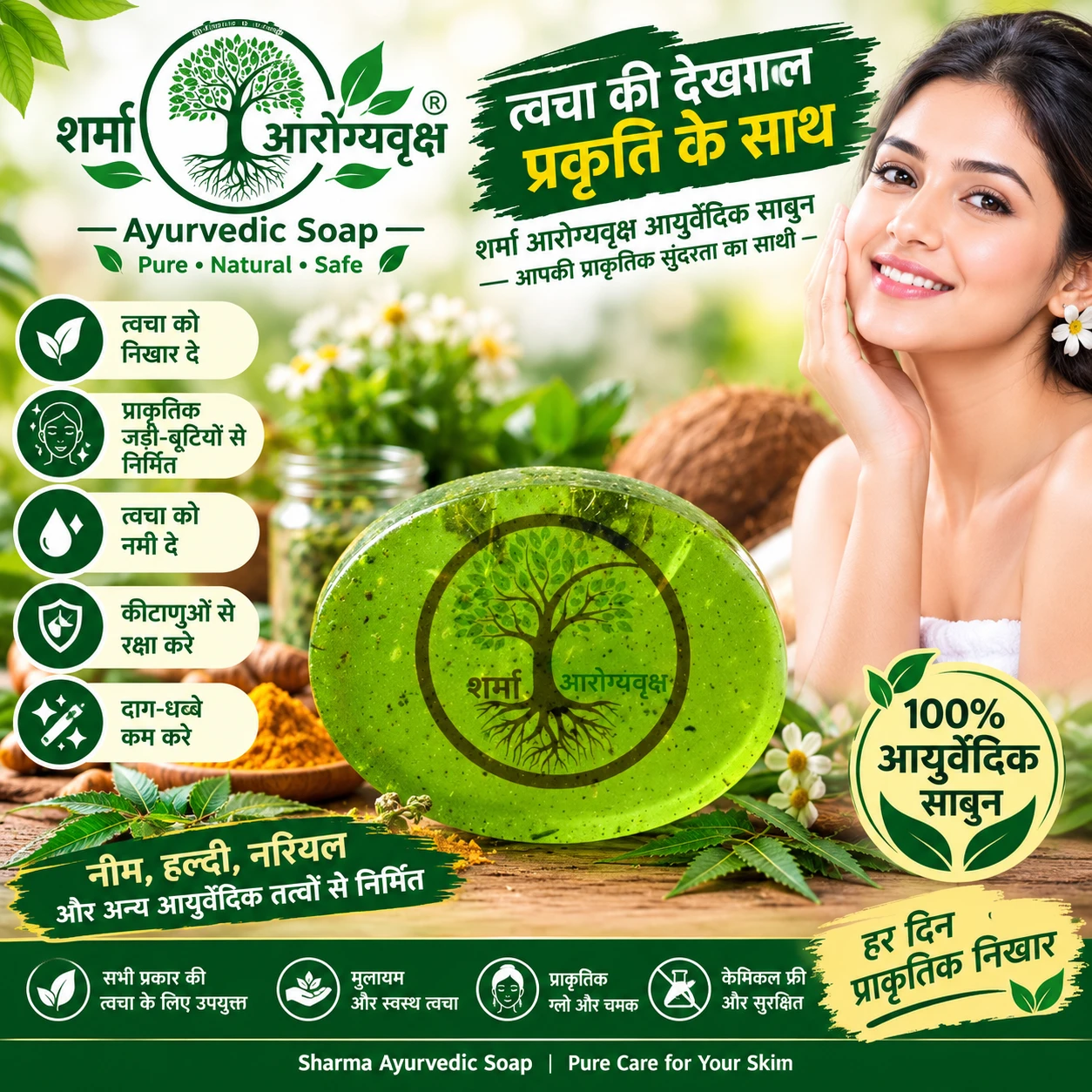 Neem alovera soap view 4