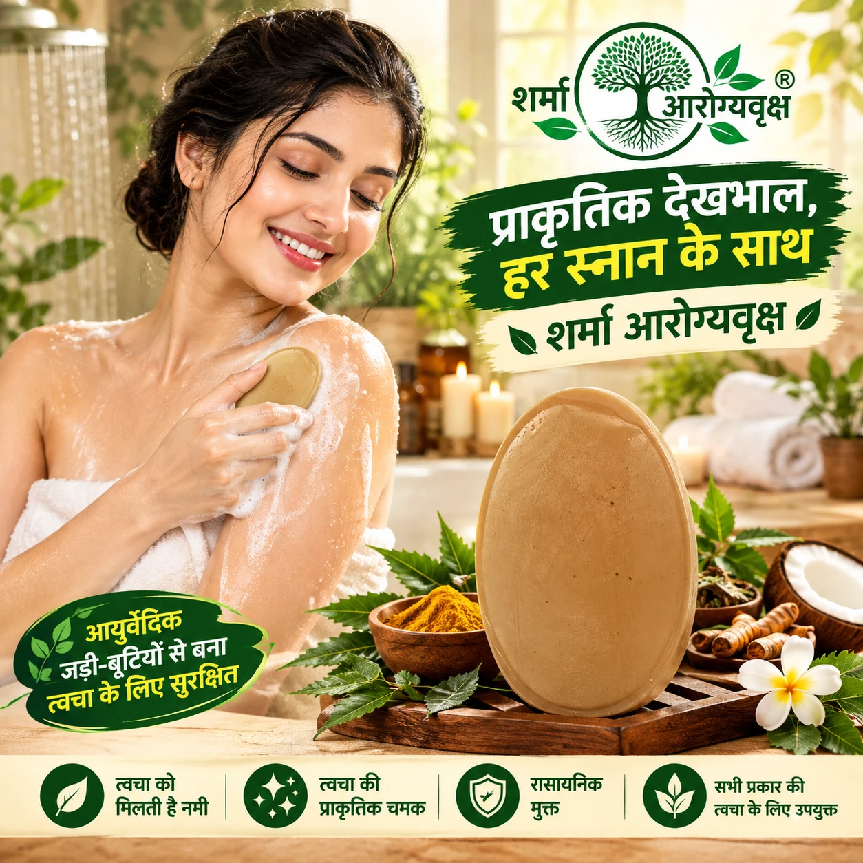 Ayurvedic soap view 2
