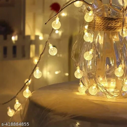 20 LED Clear Wire Bubble Ball Fairy Lights for Home view 4