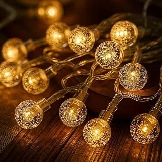 20 LED Bubble Ball String Lights for Home and Room Decor view 3