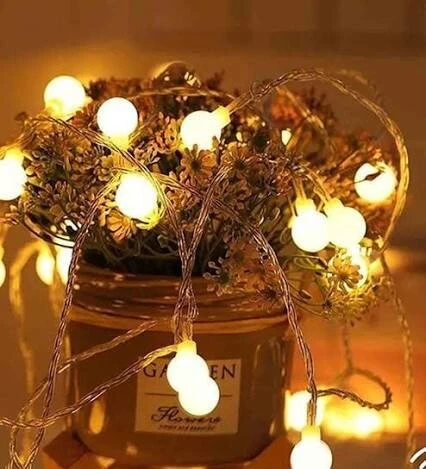 20 LED Transparent Bubble Ball Decorative String Lights view 3