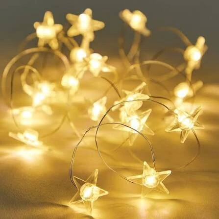 20 LED Star String Lights for Festival Party and Home Decoration view 2