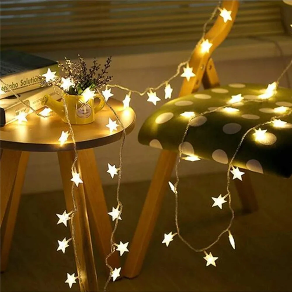 20 LED Star Fairy String Lights for Room Decoration and Home Decor view 2