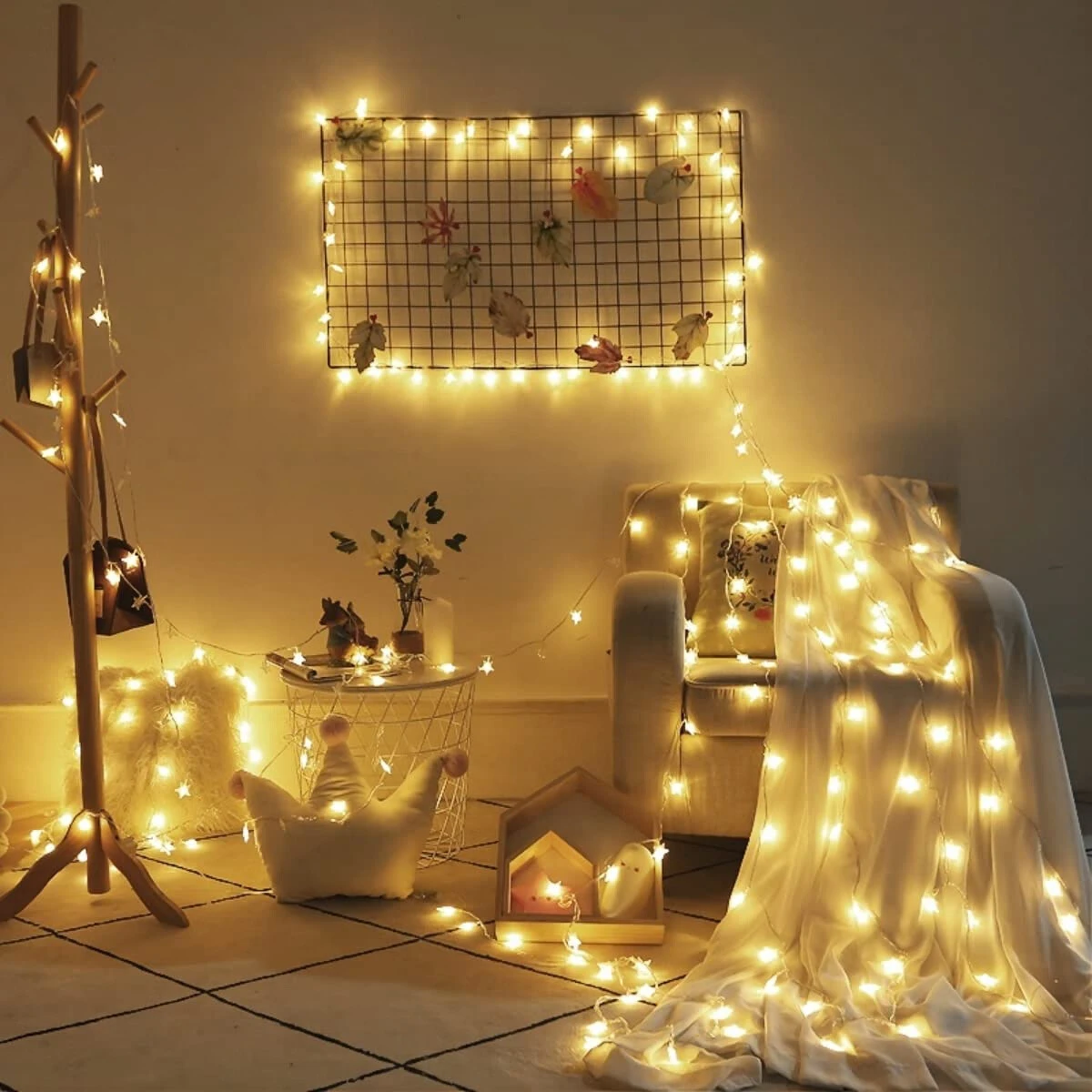 20 LED Star Decorative Fairy Lights for Birthday Festival and Home Decor view 4