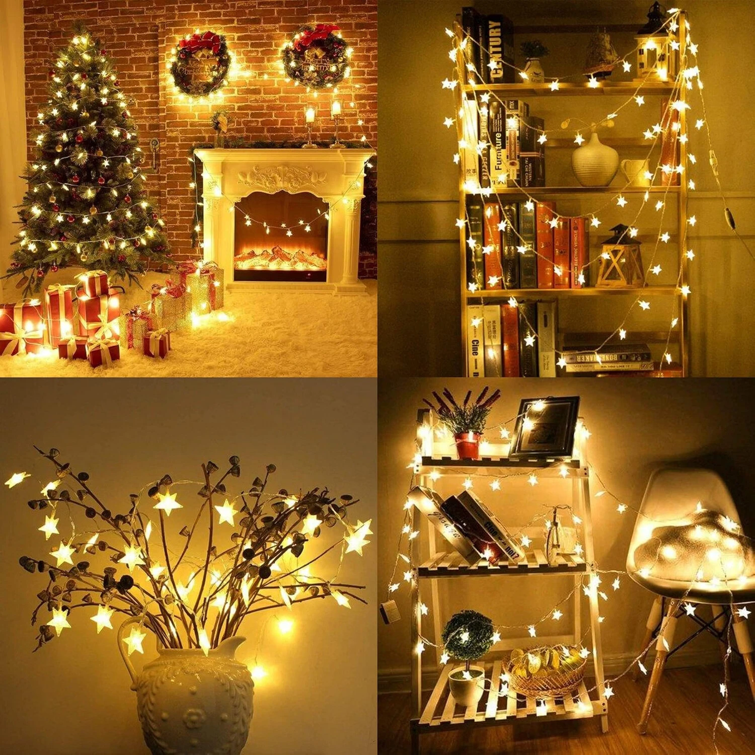 20 LED Decorative Star Lights for Birthday Party and Room Decor view 2