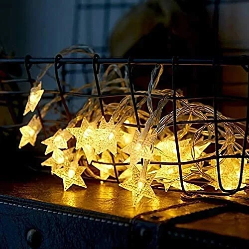 20 LED Battery Powered Star String Lights for Festival Decoration view 4