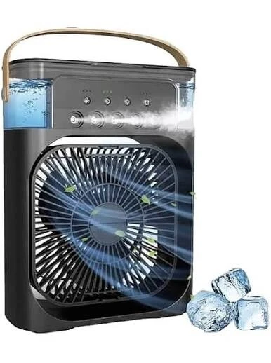 Personal Mist Cooling Fan with Water Tank Compact Tabletop Design for Study Office and Bedroom view 2