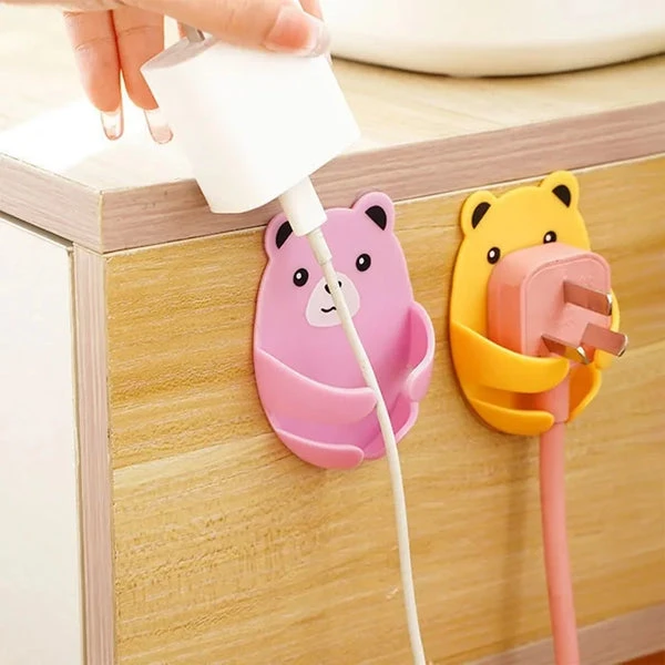 Bear Shape Cable safety Hooks Pack of 6 view 1