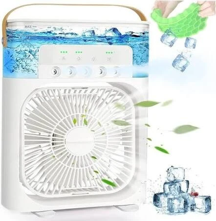 Mini Portable Air Cooler Fan with Water Tank for Study Desk and Office Workspace view 4