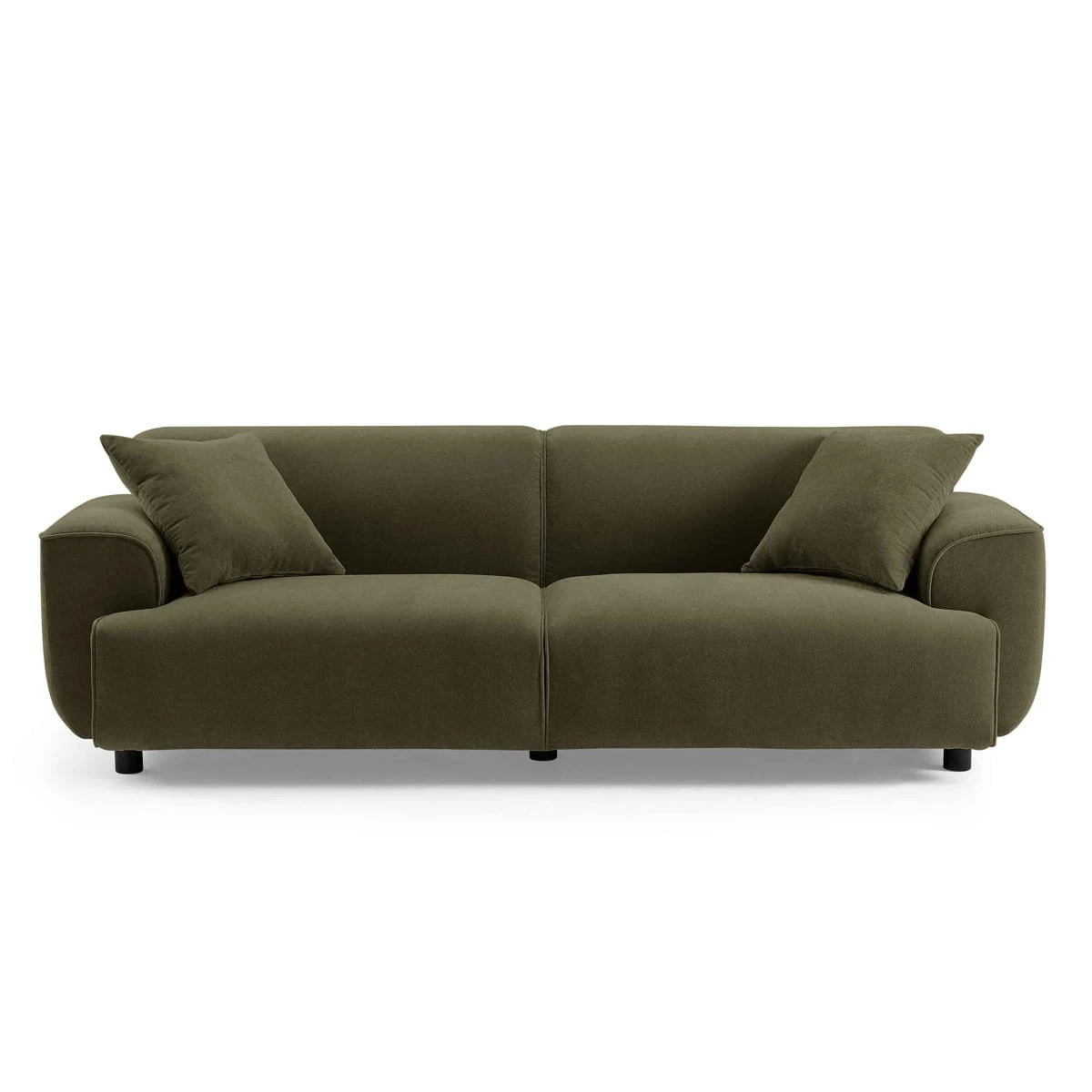 Olive Green Thefurnishery MINIMORE sofa and Dodo swivel chair product photo 4