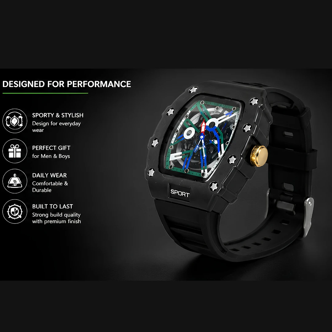 Xenton sport watch lifestyle photo on wrist