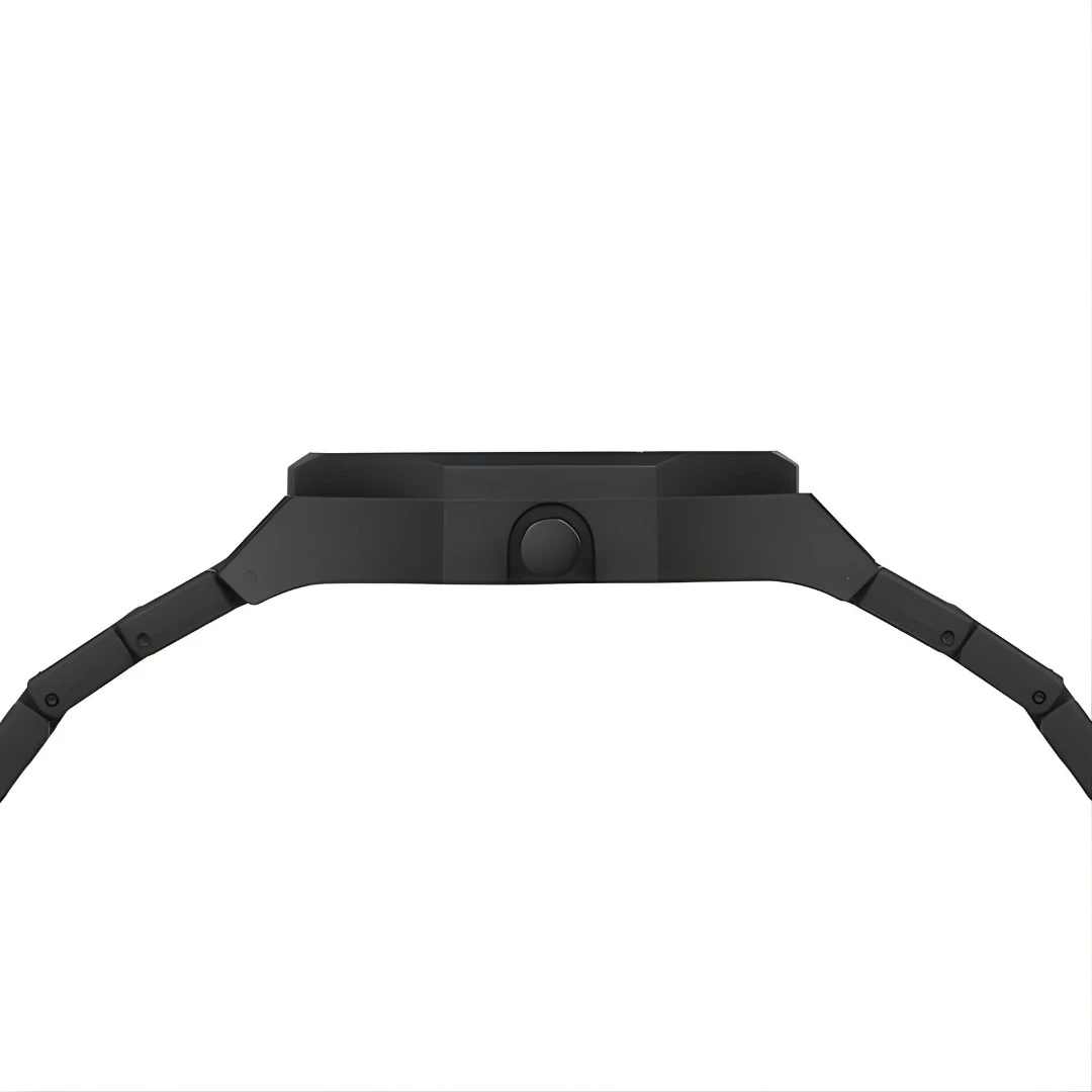 Side profile highlighting the slim 10mm case and crown detail
