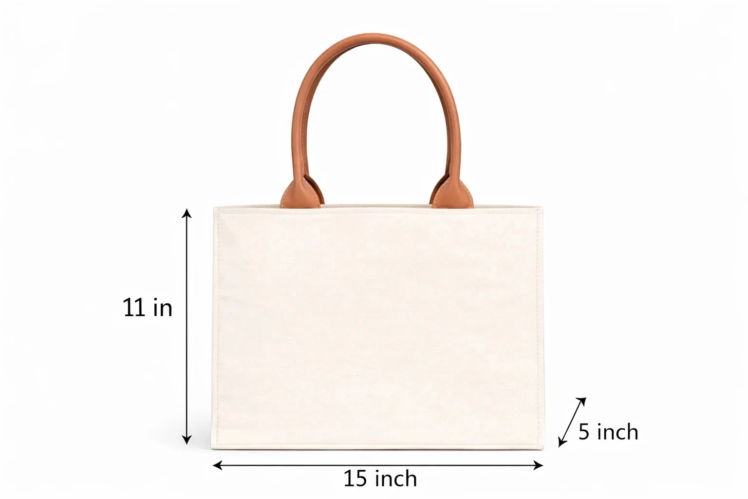Custom Name Cherry Blossom Tote Bag | Canvas Handbag for Women view 4