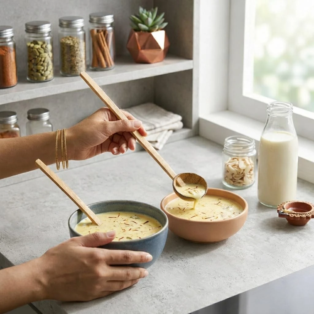 iINTELLIGENCEi Coconut Shell Spatula, Chiratta Thavi Ladle, 4 Qty view 6