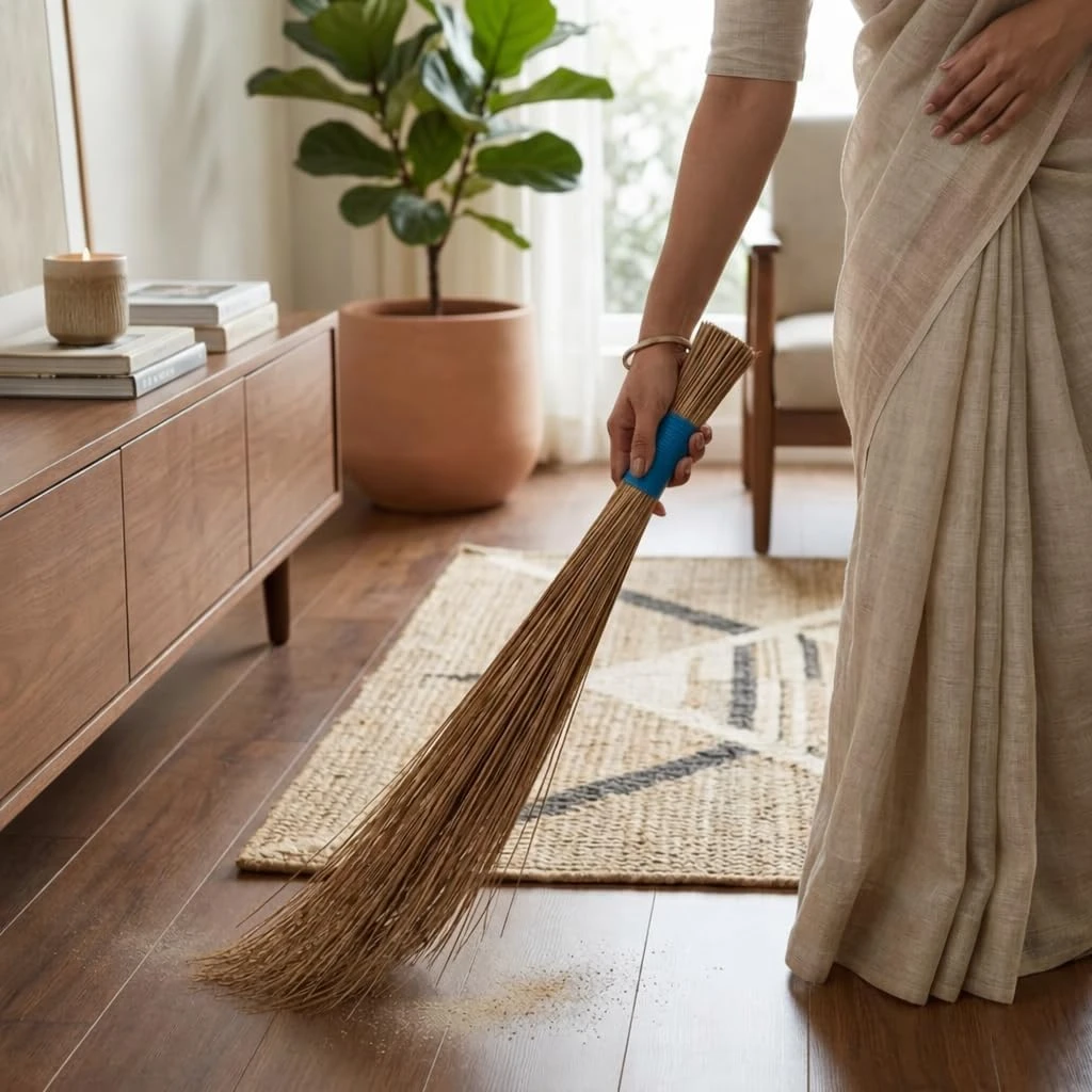 iINTELLIGENCEi Coconut Broom Stick, Eerkkil, Long, Above 80 cm, 4 Qty view 6