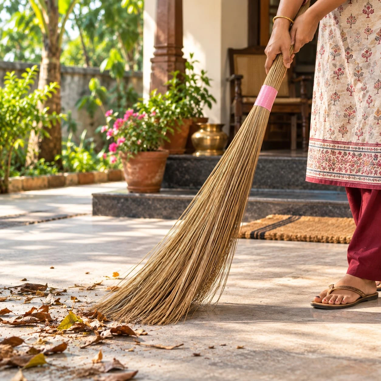 iINTELLIGENCEi Coconut Broom Stick, Eerkkil, Long, Above 80 cm, 1 Qty view 6