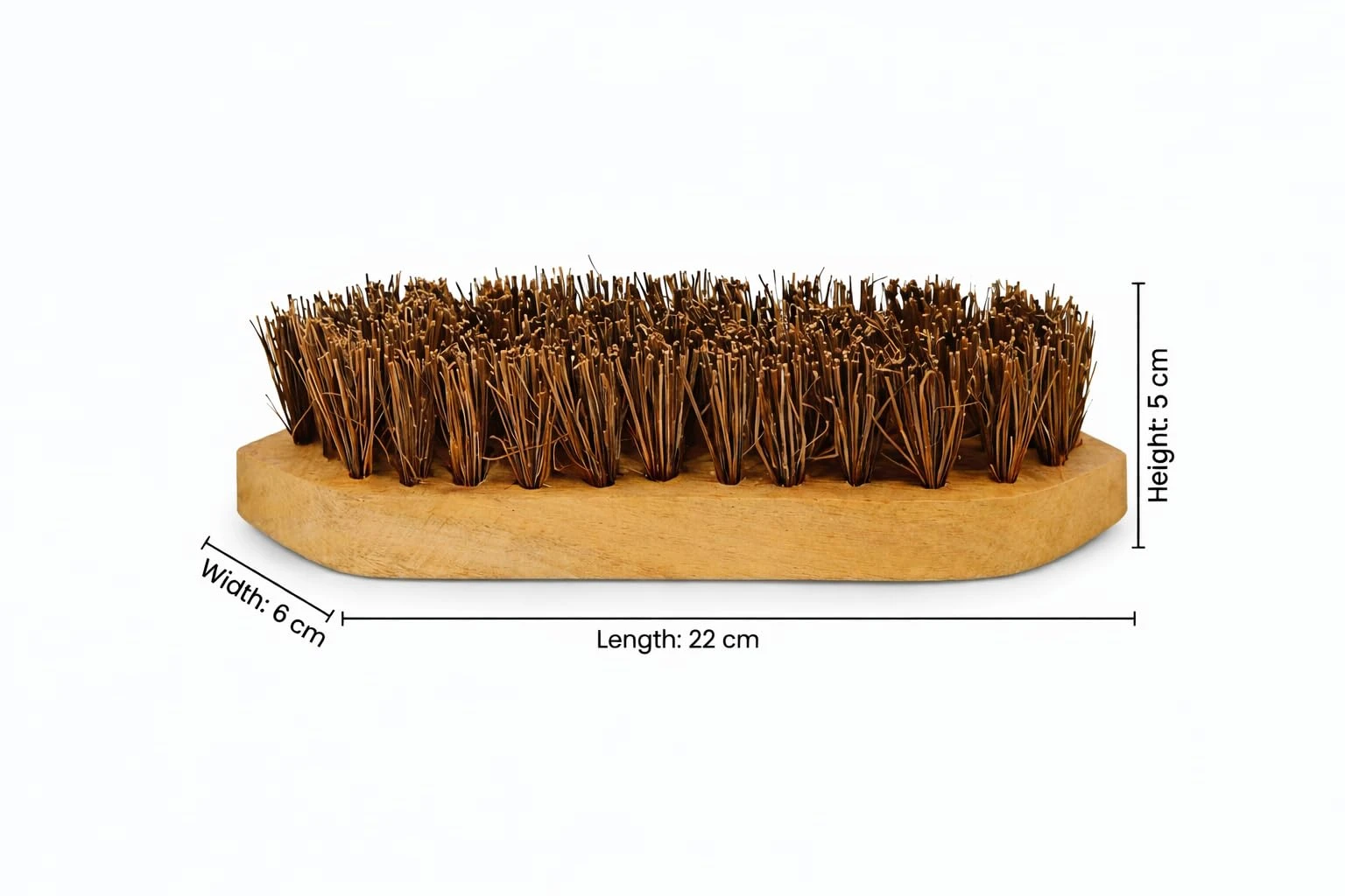 iINTELLIGENCEi Palmyrah Brush, 22x6x5 cm, 2 Qty view 3
