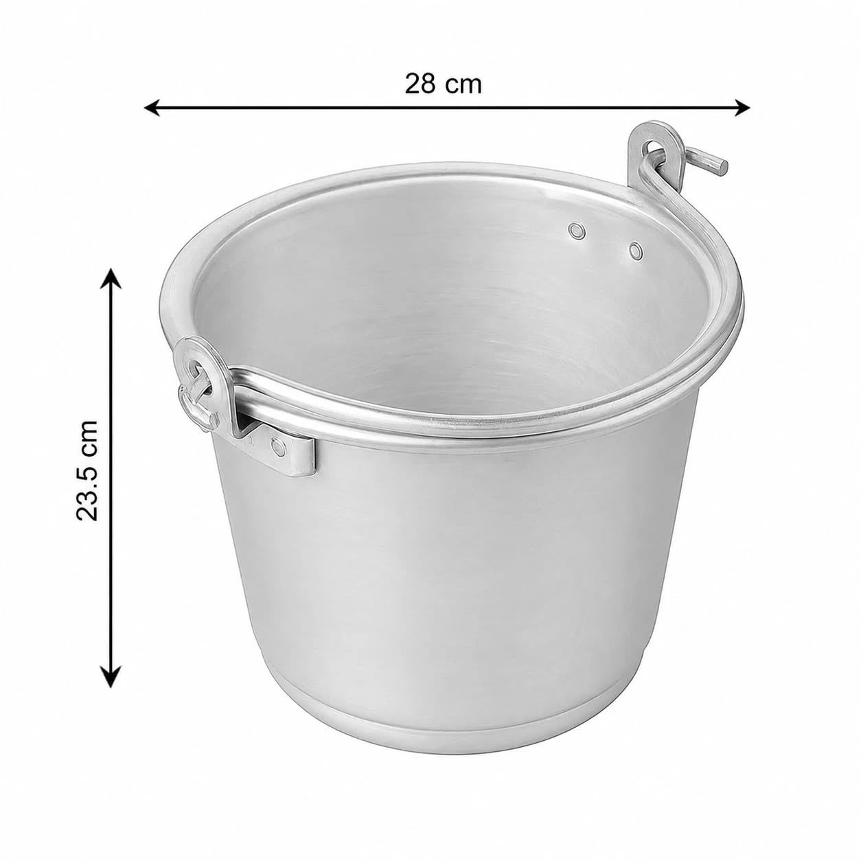 iINTELLIGENCEi Aluminium Bucket 7.5 Liters, 1 Qty view 3