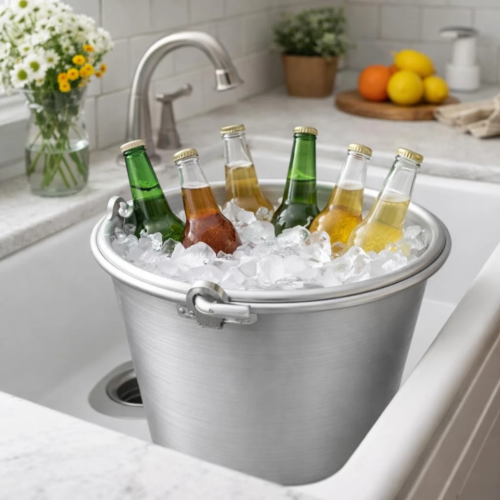 iINTELLIGENCEi Aluminium Bucket 7.5 Liters, 1 Qty view 8