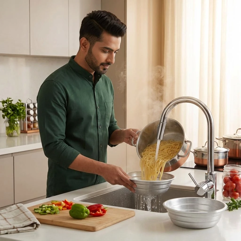 iINTELLIGENCEi Aluminium Food Strainer, 2 Qty view 8
