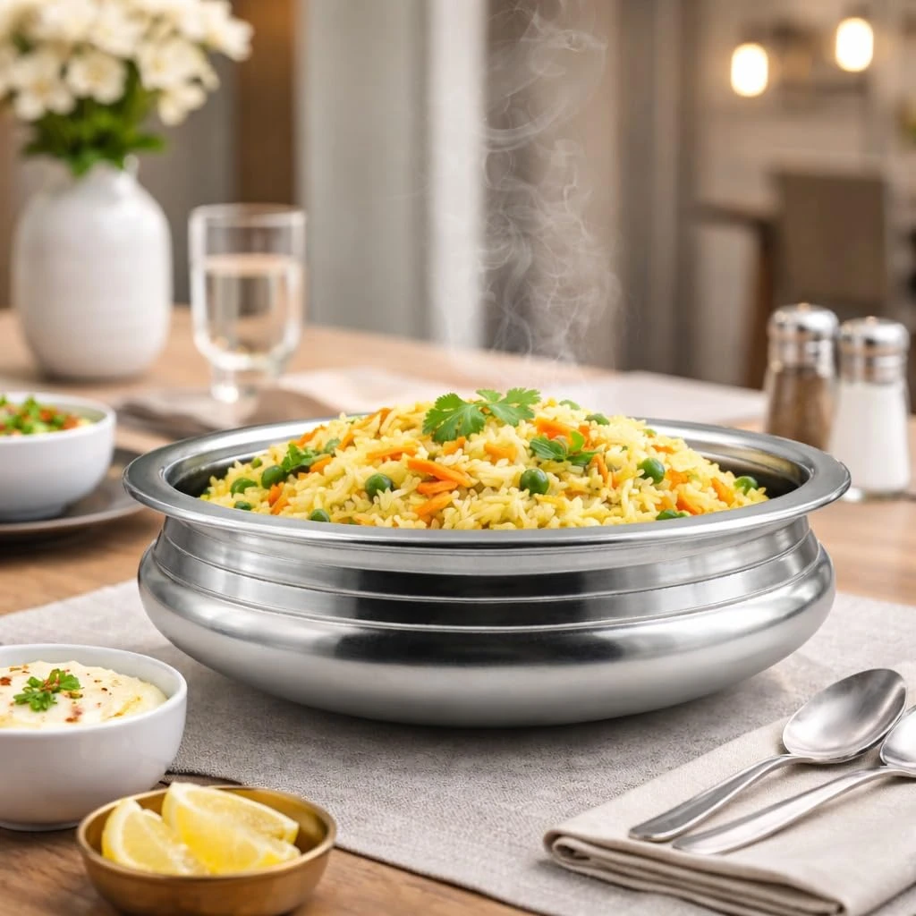 iINTELLIGENCEi Aluminium Uruli with Lid, 17 Size, 1 Qty view 7