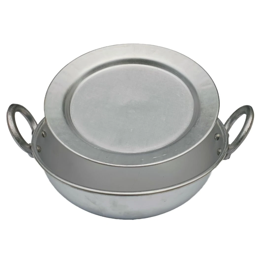 iINTELLIGENCEi Aluminium Kadhai with Lid, 3 L, 26.5 x 26.5 x 14 cm, 1 Qty view 2