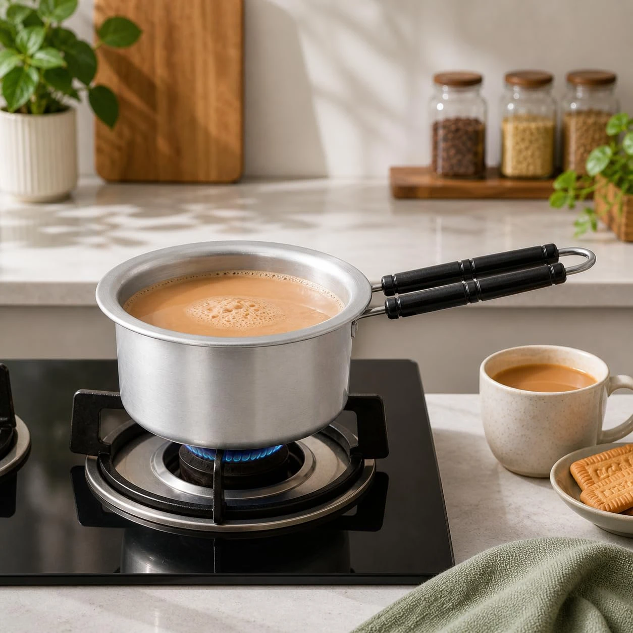 iINTELLIGENCEi Aluminium Saucepan, 2.5 L, 37.5x21x16.5 cm, 1 Qty view 4