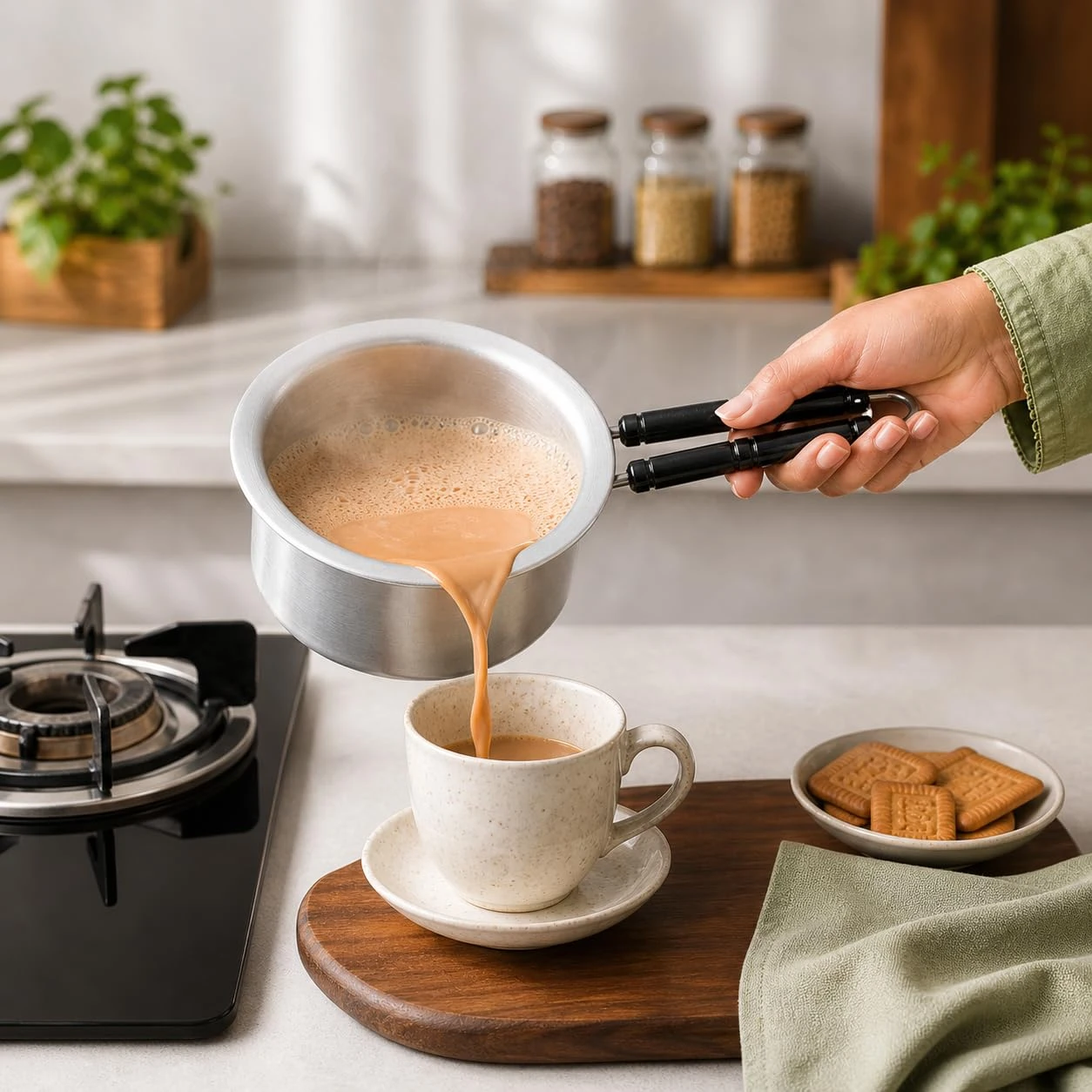 iINTELLIGENCEi Aluminium Saucepan, 2.5 L, 37.5x21x16.5 cm, 1 Qty view 6