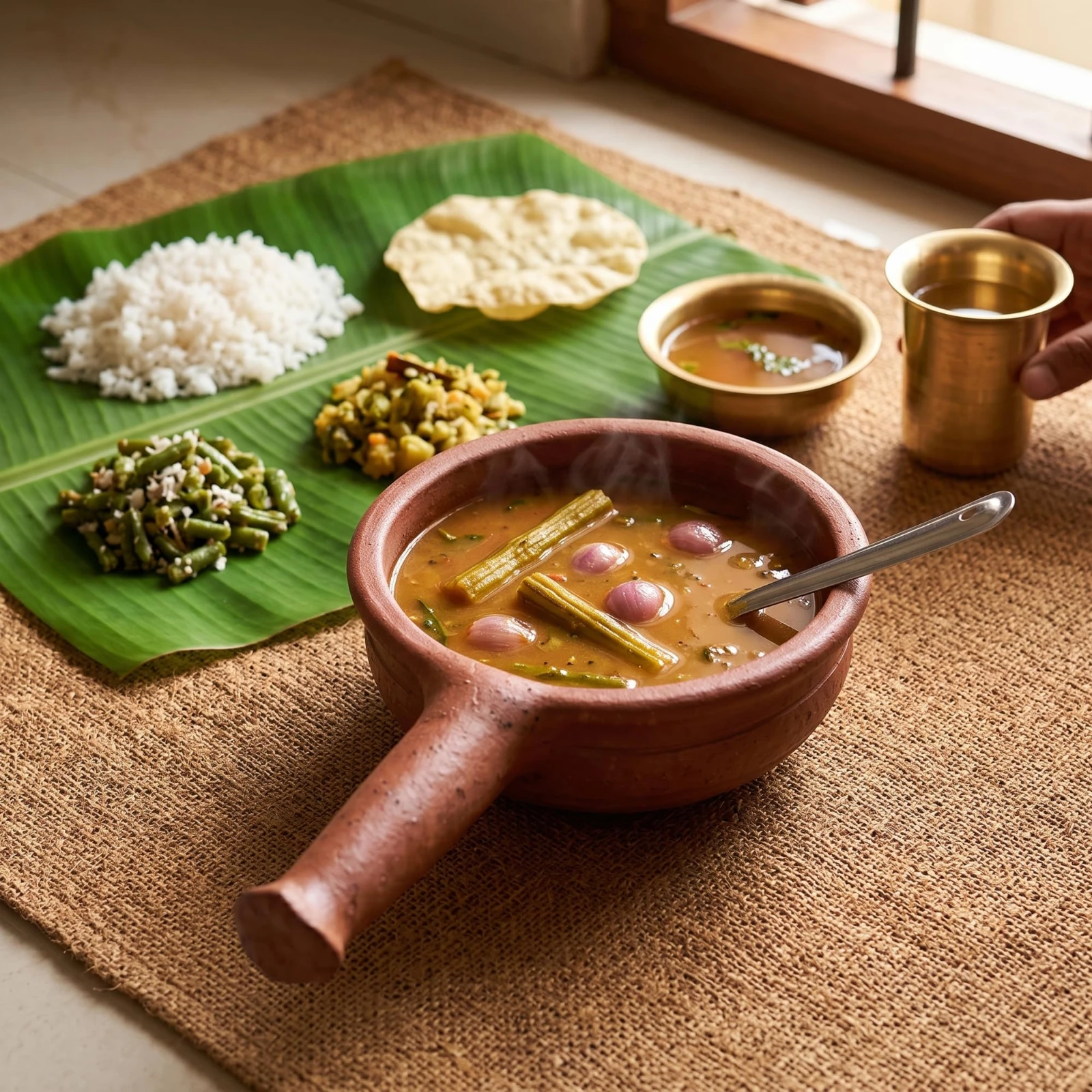 iINTELLIGENCEi Clay Tadka Pan with Handle, Mann Kadai, 800 ml, 1 Qty view 6