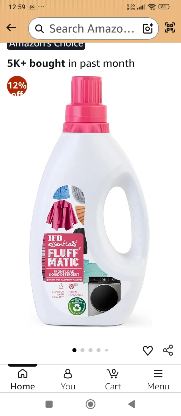 Liquid Detergent view 3