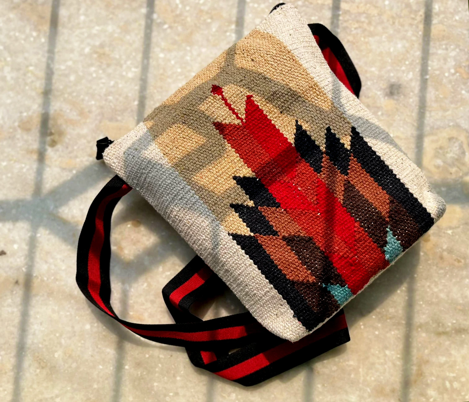Craftinence Nomad Wanderlust - Temple Satchel & Handwoven Geometric Shoulder Bag