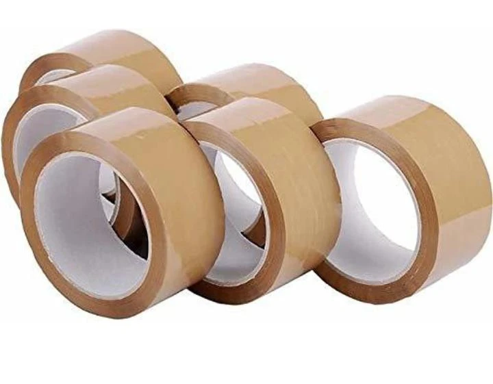 Brown Packing Tape Rolls Set