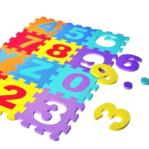 Alphabet & Number Floor Mats for Kids, Puzzle EVA Foam Mat for Children Above 2 Years (36 Pieces) view 5