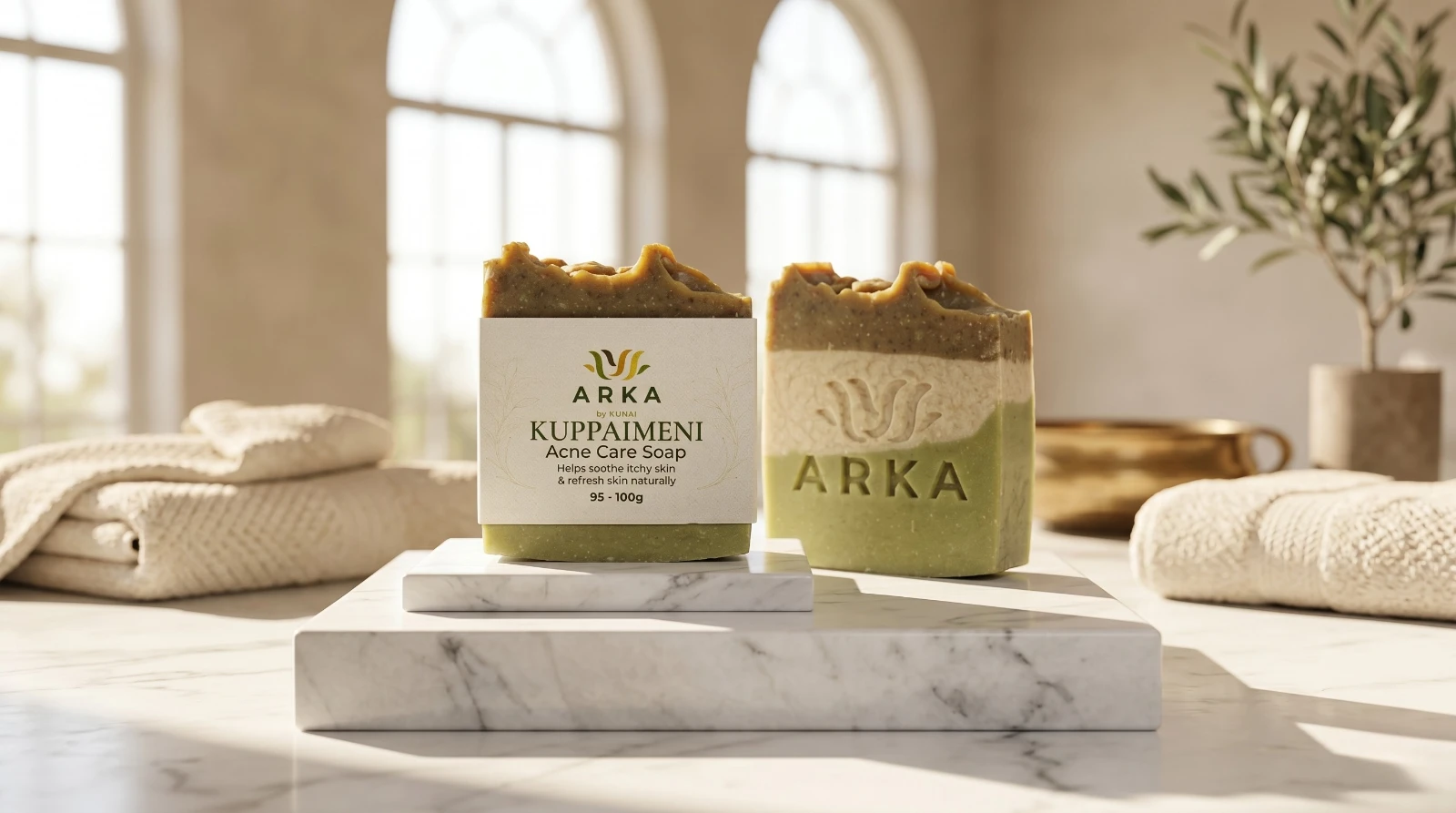 ARKA by VUNAI | Kuppaimeni Handmade Soap | 75 g view 2