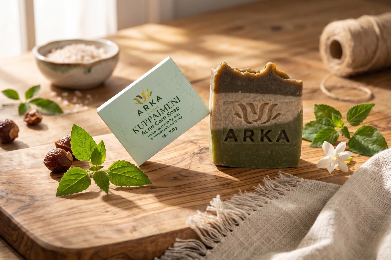 ARKA by VUNAI | Kuppaimeni Handmade Soap | 75 g view 4