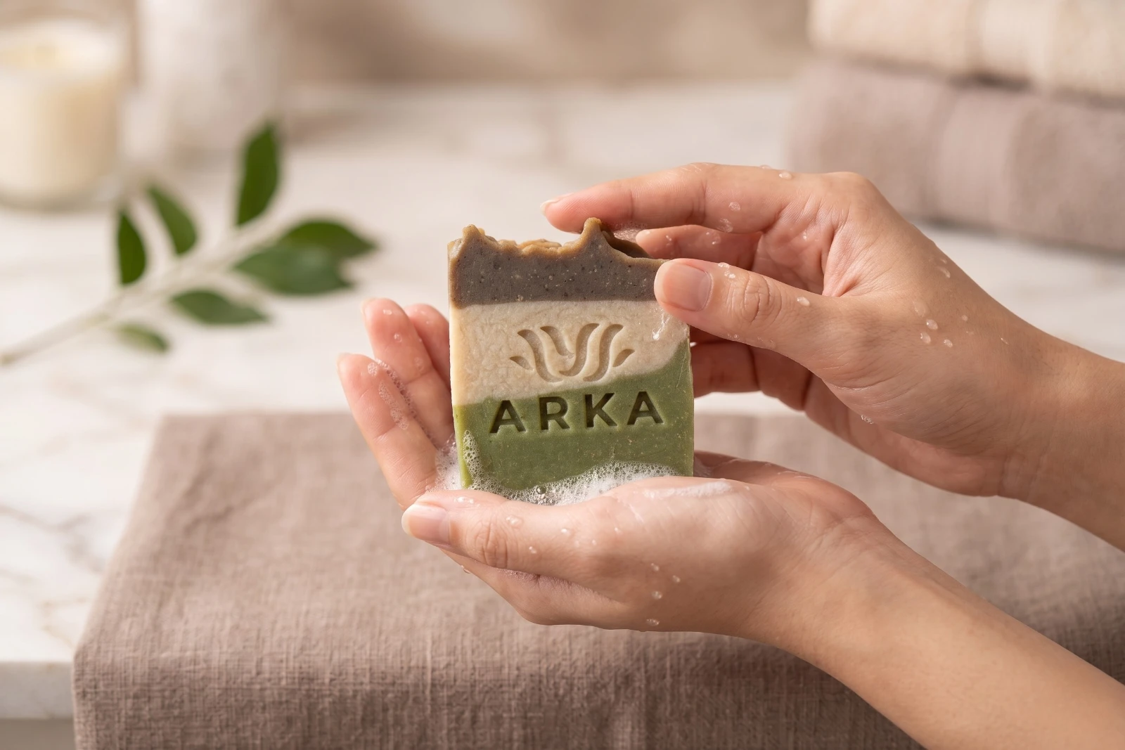 ARKA by VUNAI | Kuppaimeni Handmade Soap | 75 g view 5