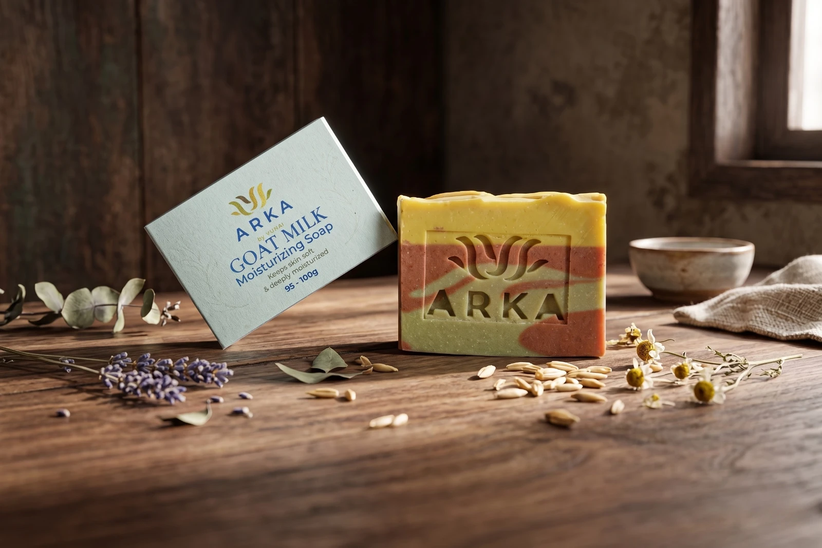 ARKA by VUNAI | Goat Milk Handmade Soap | 100 g view 4