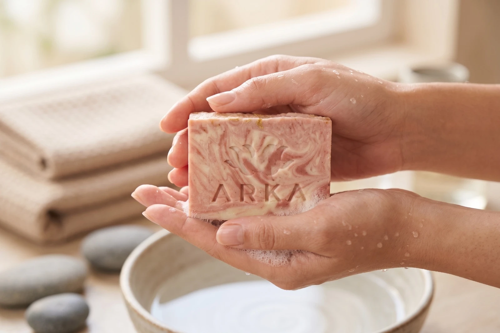 ARKA by VUNAI | Kumkumadi Handmade Soap | 75 g view 5