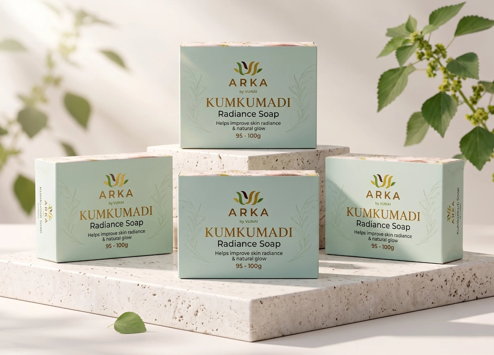 ARKA by VUNAI | Kumkumadi Handmade Soap | 75 g view 6