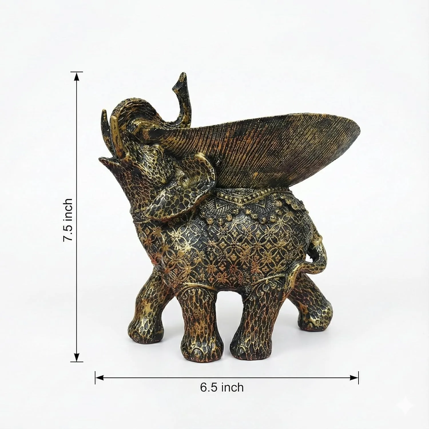 Vintage Elephant Candy Bowl view 2