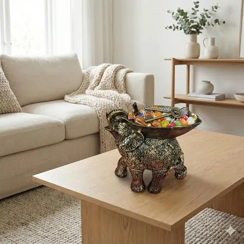 Vintage Elephant Candy Bowl view 3