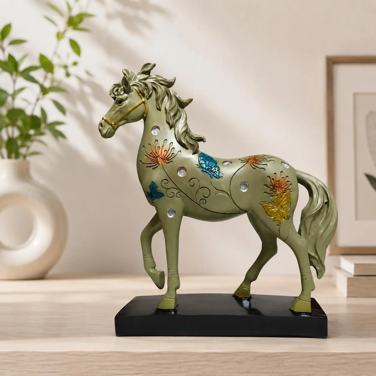 Luxury Decorative Horse Showpiece for Home Decor view 1