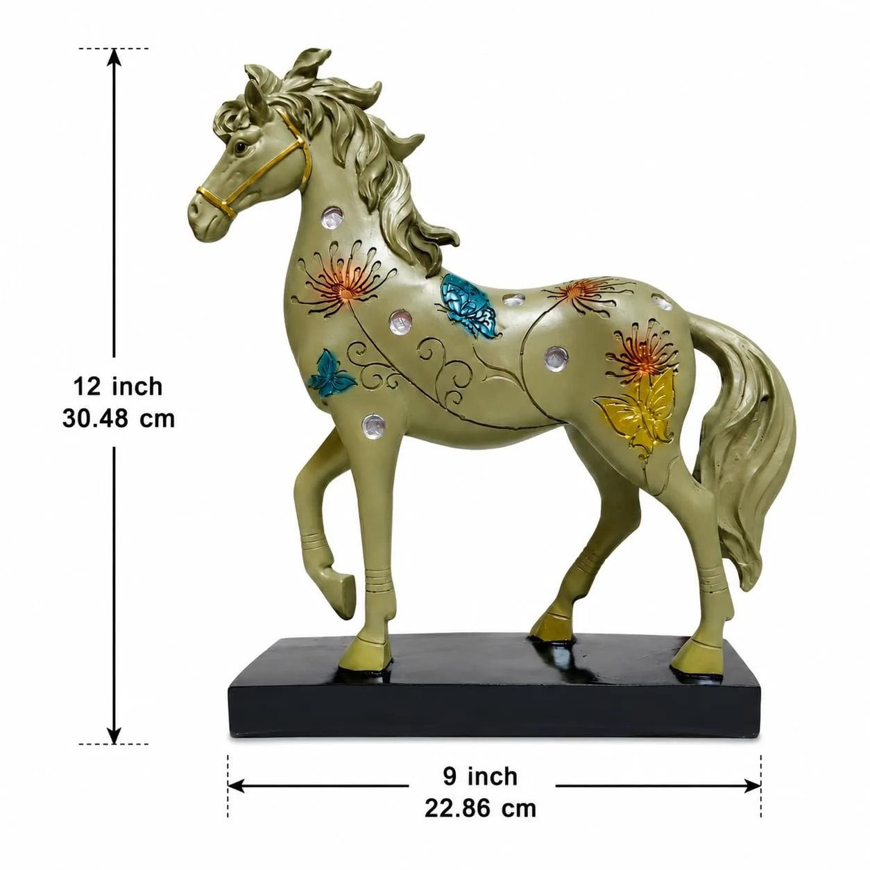 Luxury Decorative Horse Showpiece for Home Decor view 2