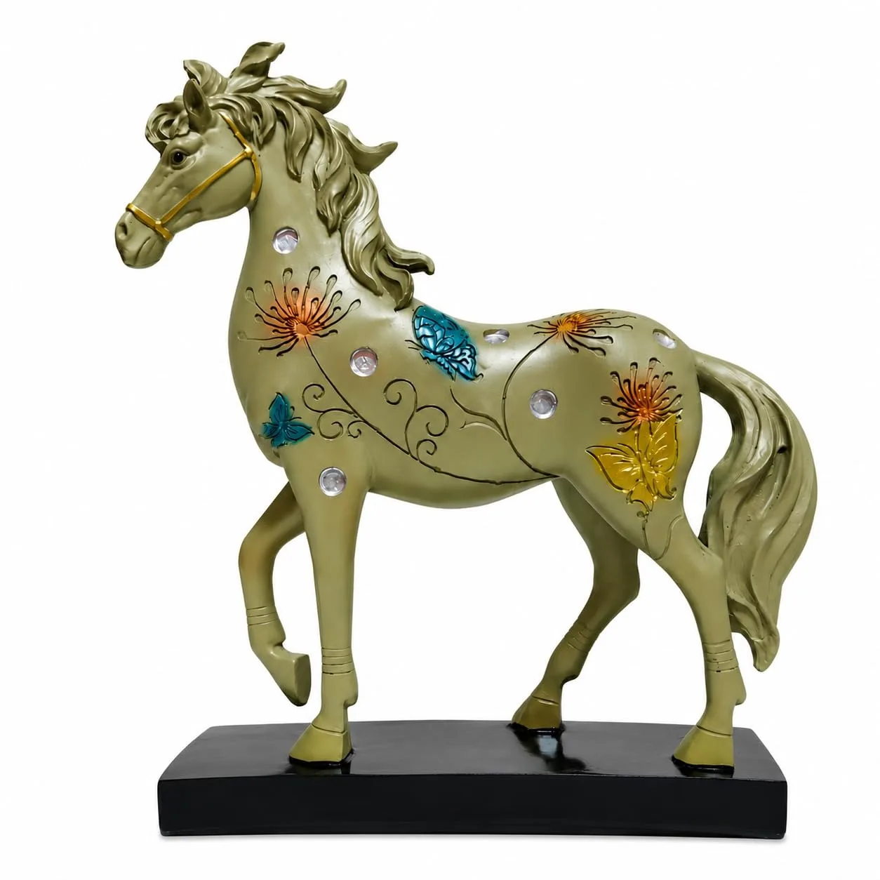 Luxury Decorative Horse Showpiece for Home Decor view 3