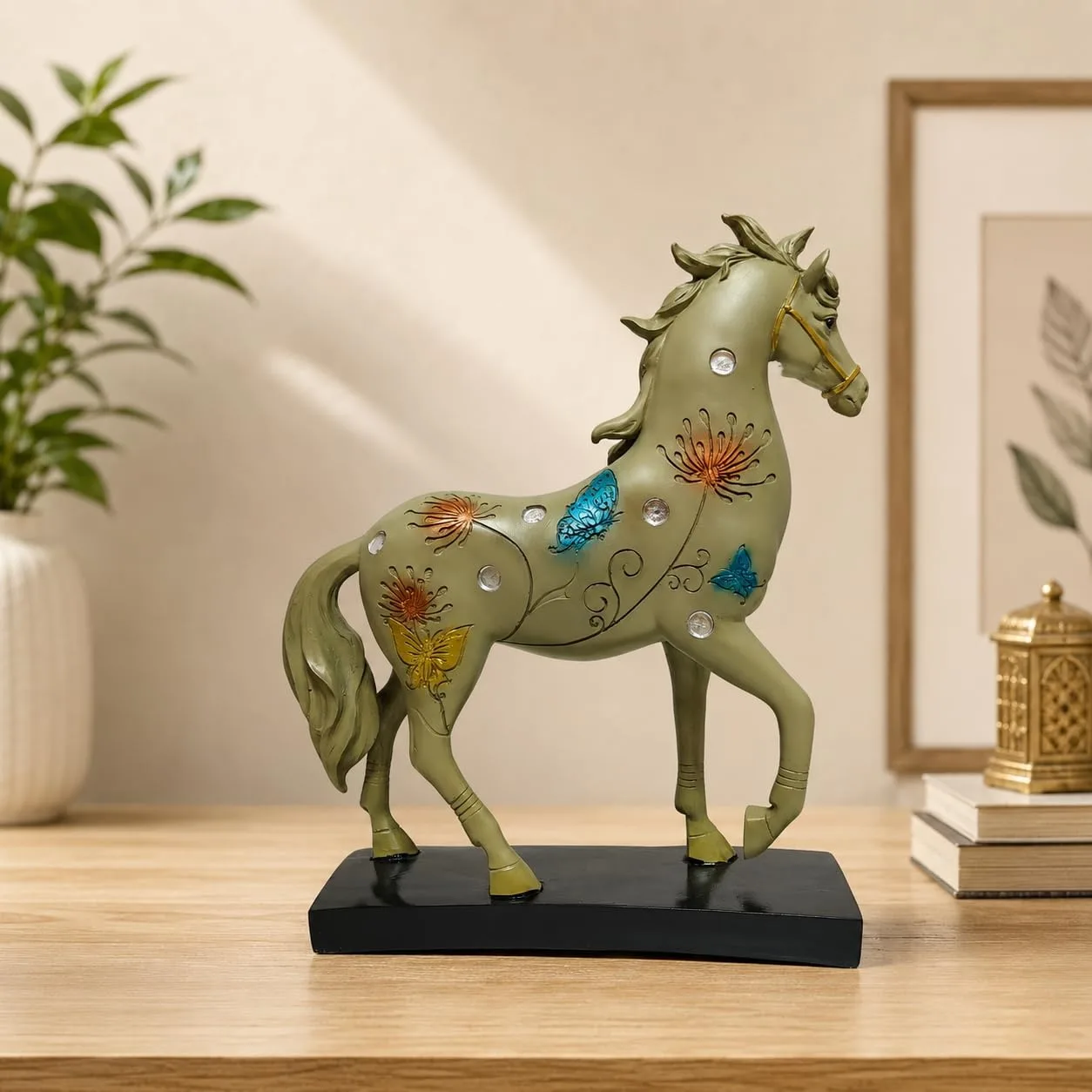Luxury Decorative Horse Showpiece for Home Decor view 4