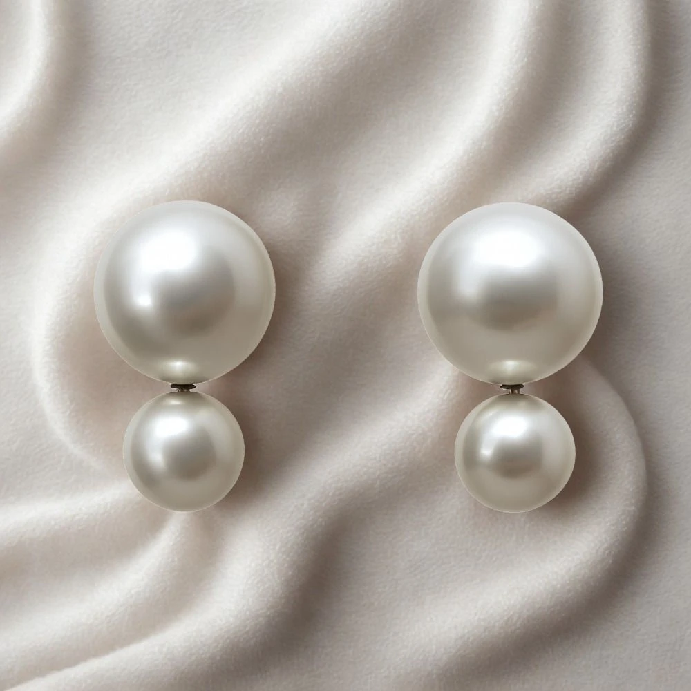 Tahaniya Bitna Glow Drops Korean Style Earring Drops & Danglers view 3