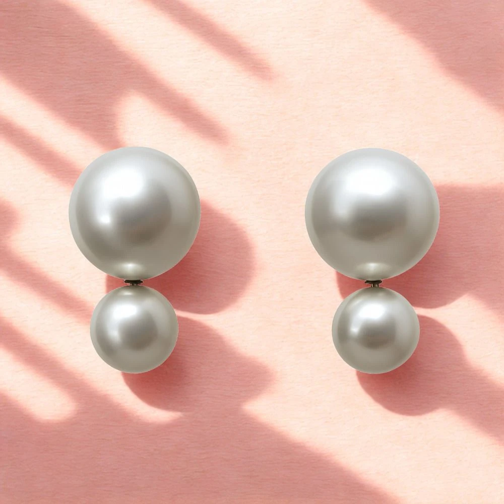 Tahaniya Bitna Glow Drops Korean Style Earring Drops & Danglers view 4