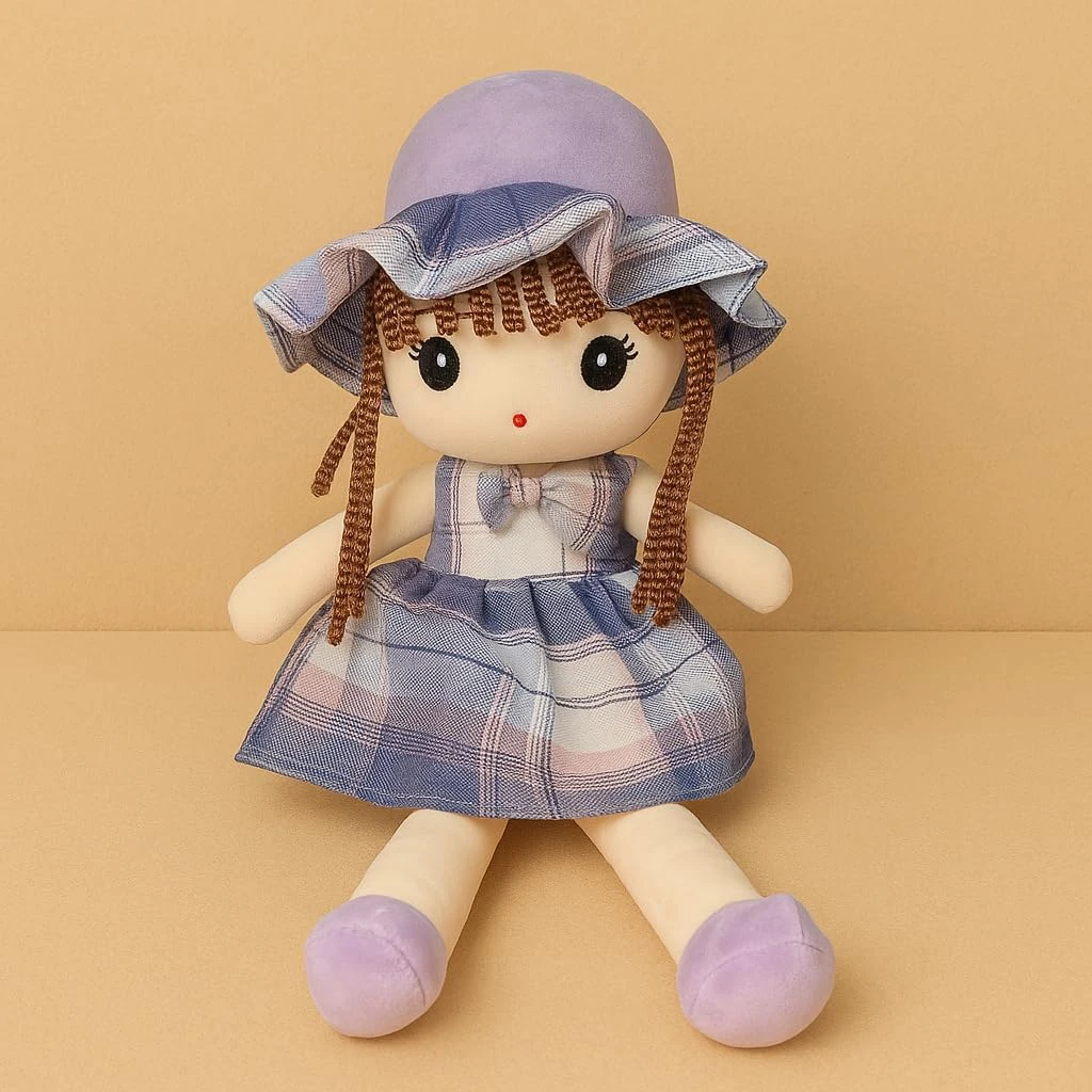 Design Studio Violeta Hat Belle Mini Doll Small Size 30cm Plush Doll Soft Doll view 1