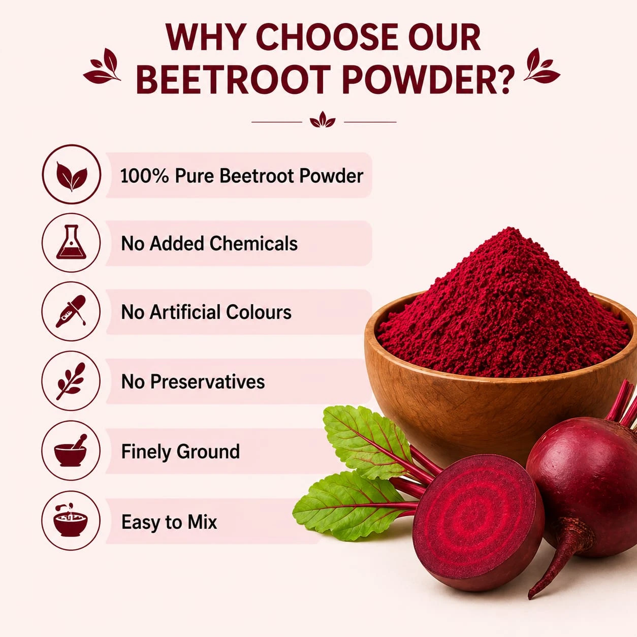 Krishak Organic Dehydrated Betroot Powder Pack of 2 view 2