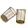 Craft Brio -A TRENDY HANDICRAFTS Metal Pen Pencil and Office Desk Stationery Organizers Holder Diwali Gifting Items (Golden, 3.5 X 3.5 X 5 Inches) - Set of 2 view 2
